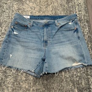 Gap 4” High Waist 4” Denim Shorts